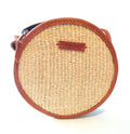 PEACE ROUND HANDMADE SISAL CROSSBODY BAG
