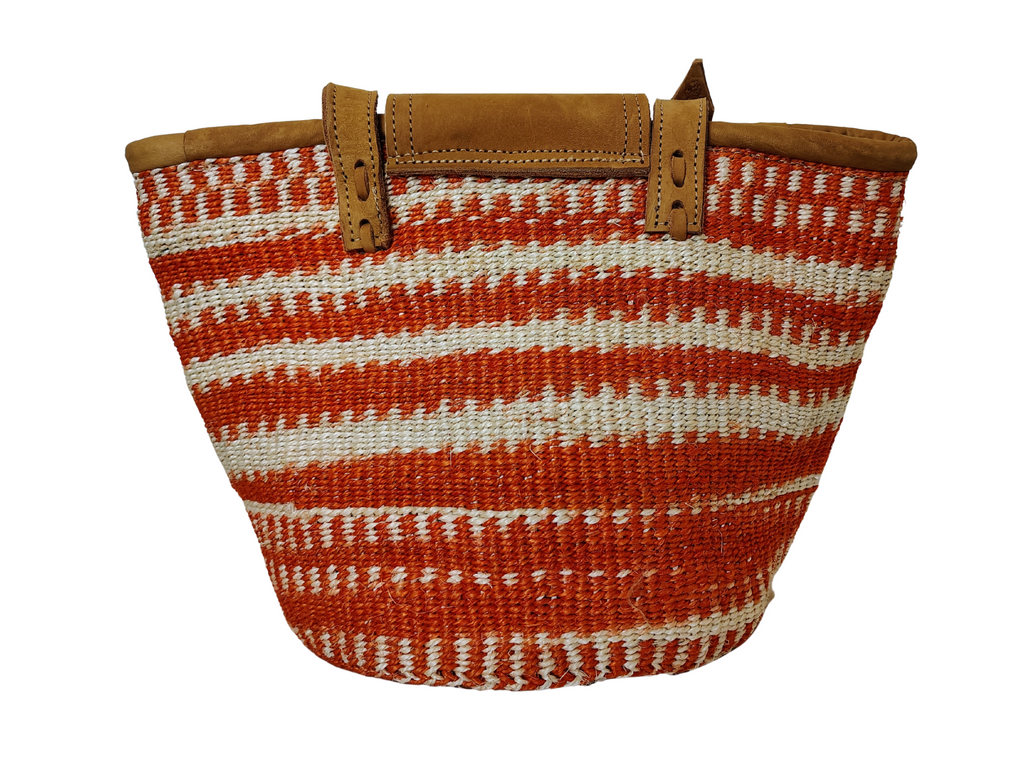 Harvest Glow Handmade Sisal Straw Medium Tote Purse