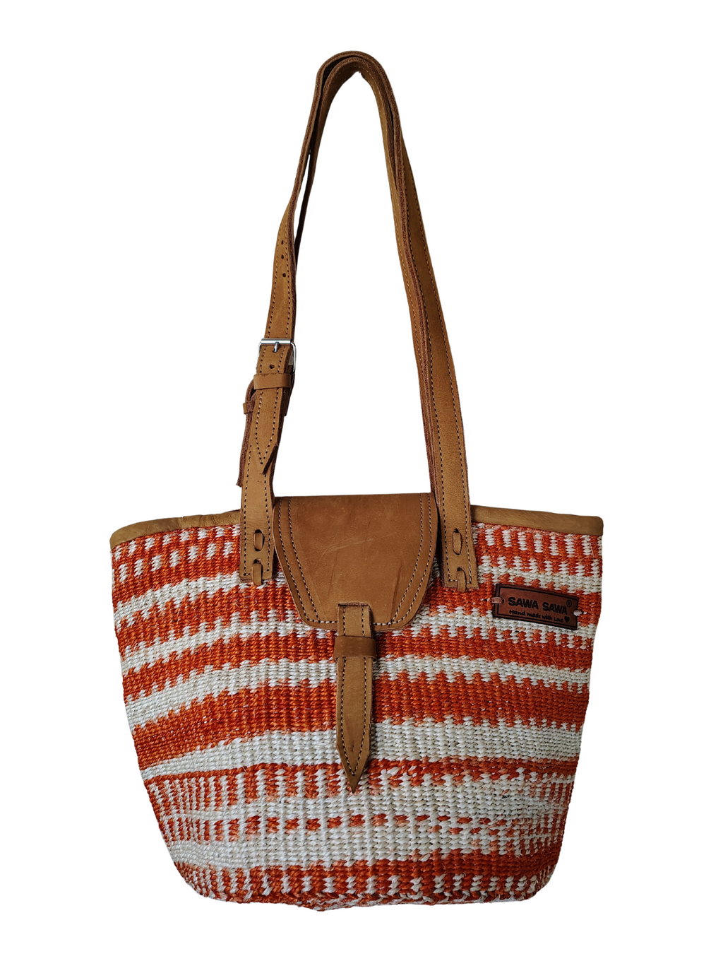 Harvest Glow Handmade Sisal Straw Medium Tote Purse
