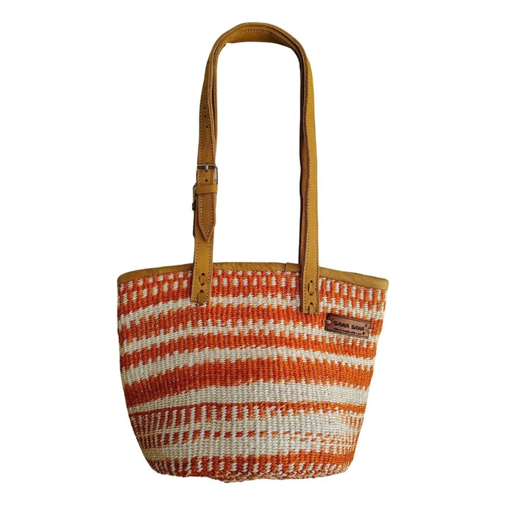 Harvest Glow Handmade Sisal Straw Medium Tote Purse