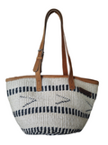 🤍🖤 Balance Point Tote. A Handmade Sisal Bucket Bag