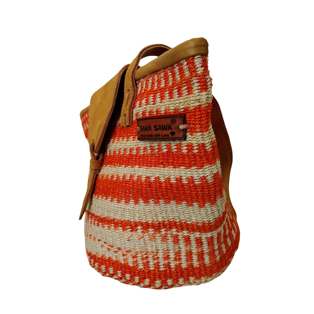 Harvest Glow Handmade Sisal Straw Medium Tote Purse